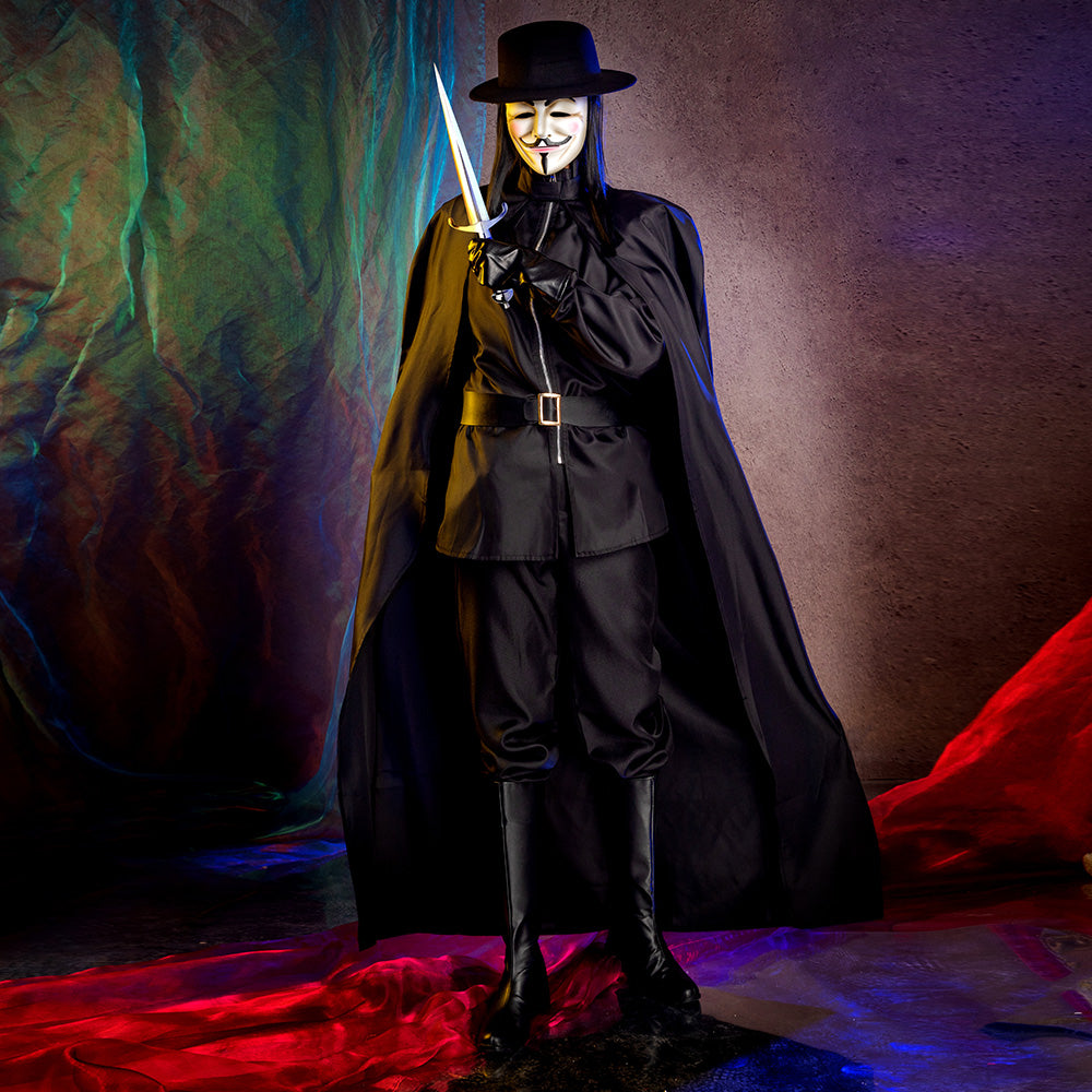 V for Vendetta V Cosplay Costume Costume - Tophatter Daily Deals