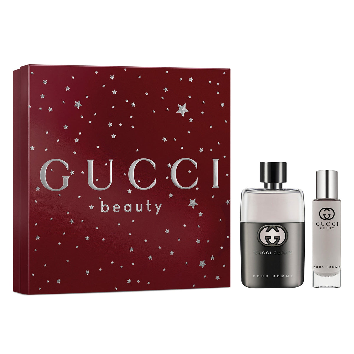 Gucci Guilty Pour Homme Eau De Toilette 50ml & Travel Spray 15ml Gift Set - Tophatter Daily Deals