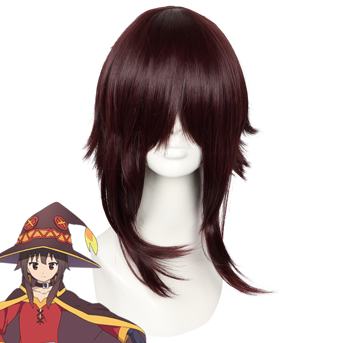 Kono Subarashii Sekai ni Shukufuku o Megumin Cosplay Wig Wig - Tophatter Daily Deals