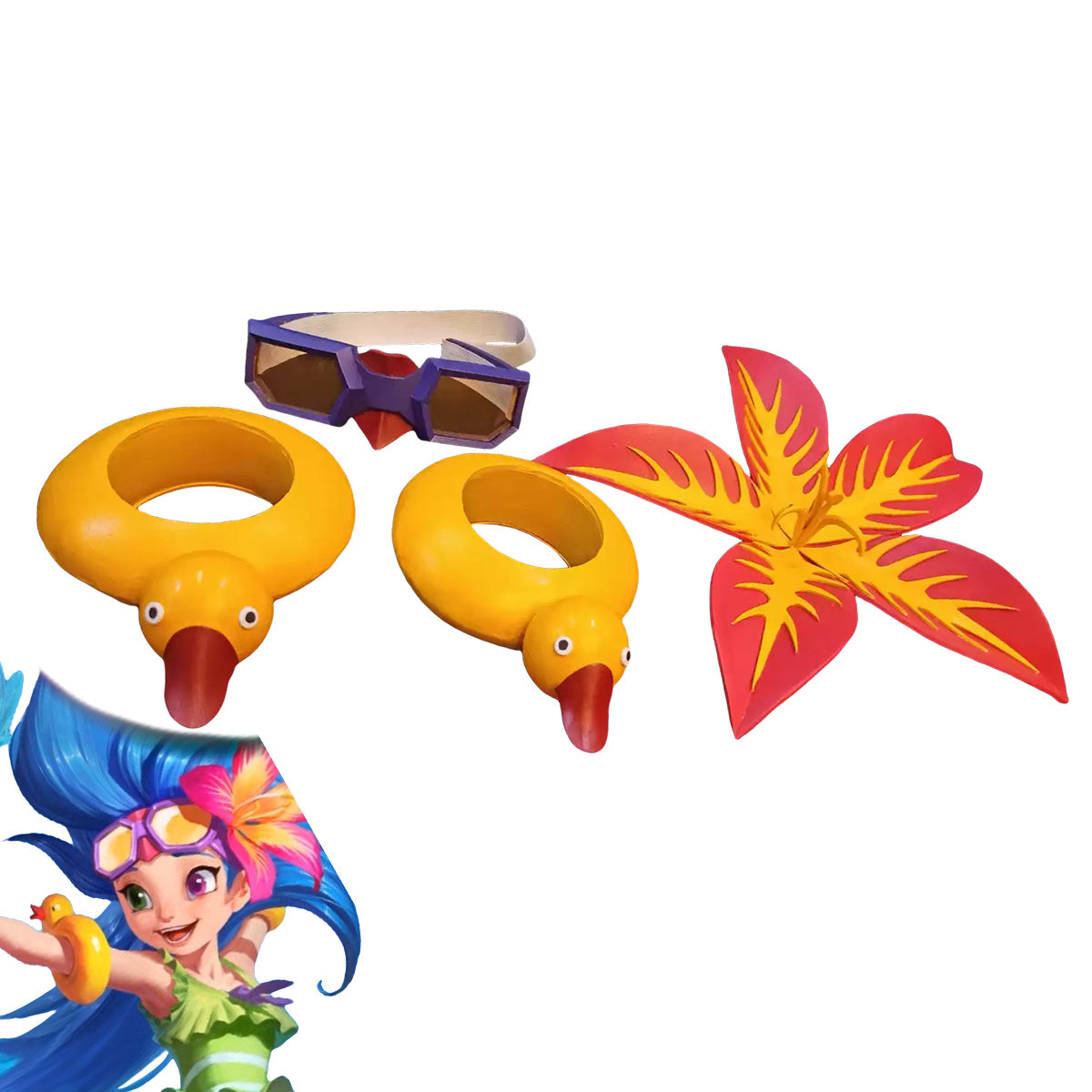 League of Legends Zoe Aspect of Twilight Beach Party Cosplay Accessory Prop Prop - Tophatter Daily Deals