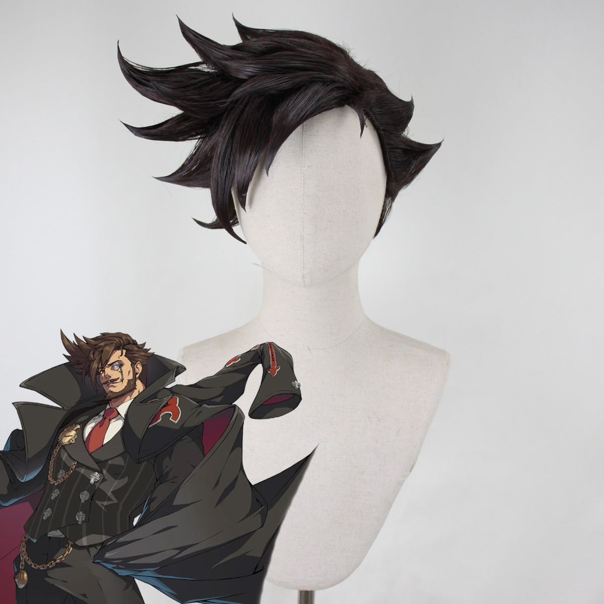 Guilty Gear Strive Slayer Brown Cosplay Wig Wig - Tophatter Daily Deals