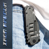 Tactical Straight Knife - Tophatter Daily Deals