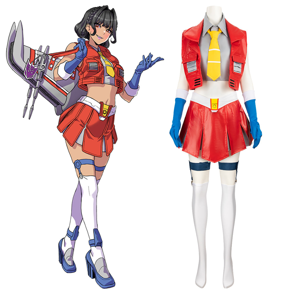 Transformers Female Starscream Cosplay Costume Costume - Tophatter Daily Deals