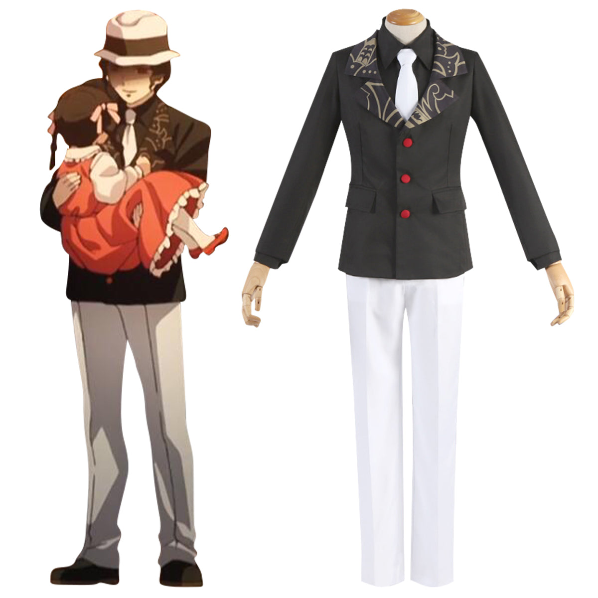 Demon Slayer: Kimetsu No Yaiba Muzan Kibutsuji Cosplay Costume Costume - Tophatter Daily Deals