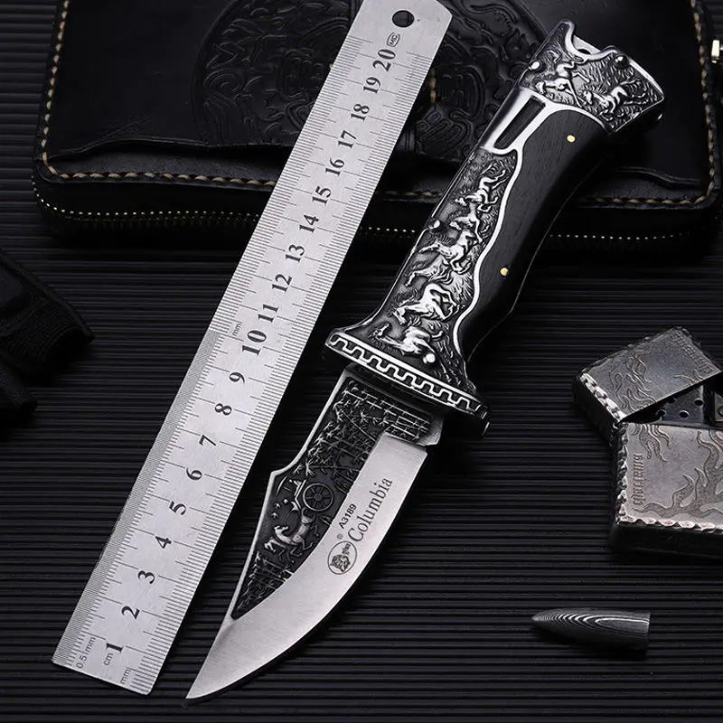 Wolf head self-defense sharp fruit knife - Tophatter Daily Deals