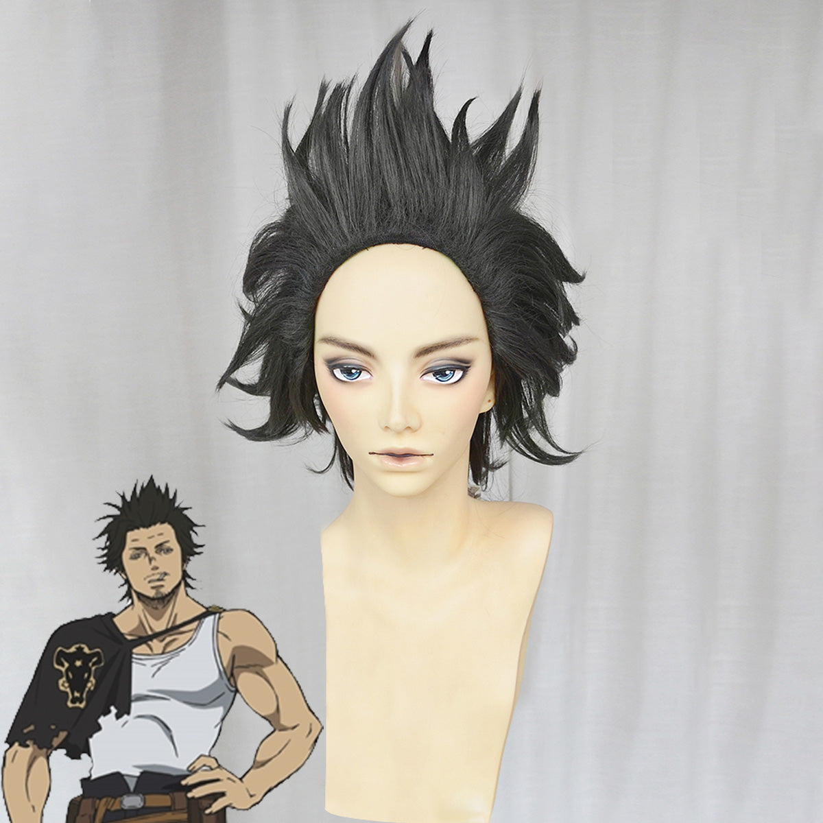 Black Clover Yami Sukehiro Black Cosplay Wig Wig - Tophatter Daily Deals