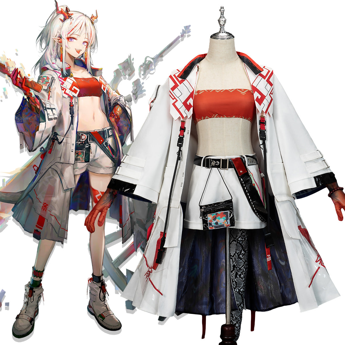 Arknights Nian Cosplay Costume Costume - Tophatter Daily Deals