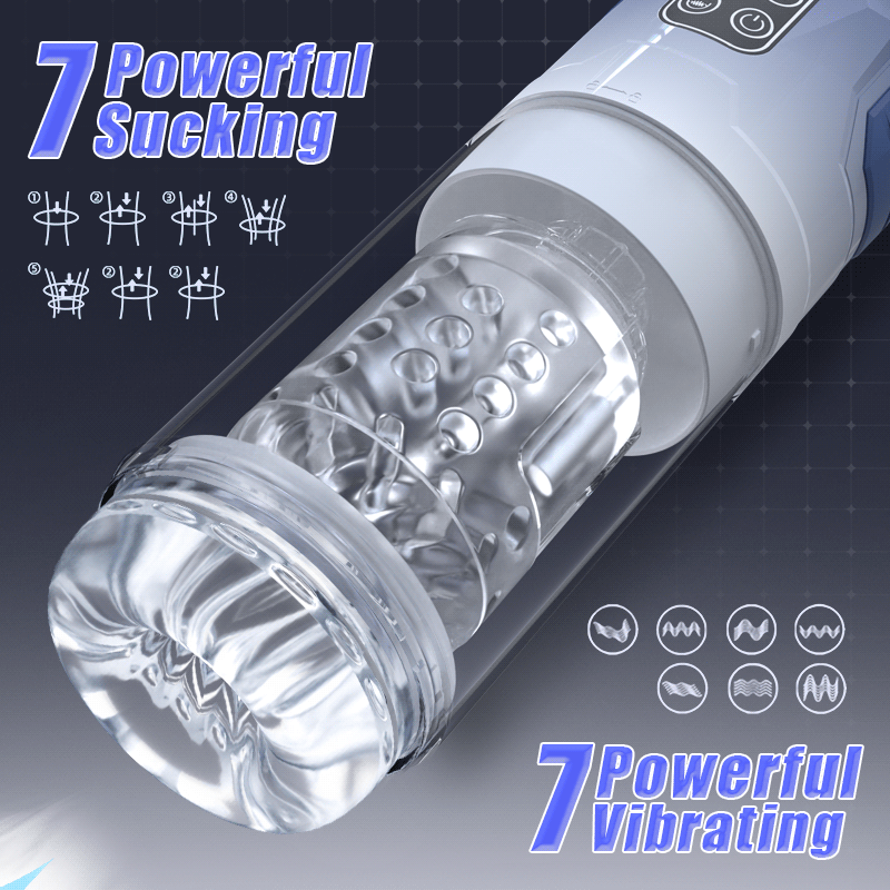 Empyrean - 5 IN 1 Function Male Stroker Masturbator & Penis Pump Masturbation Cup - Tophatter Daily Deals