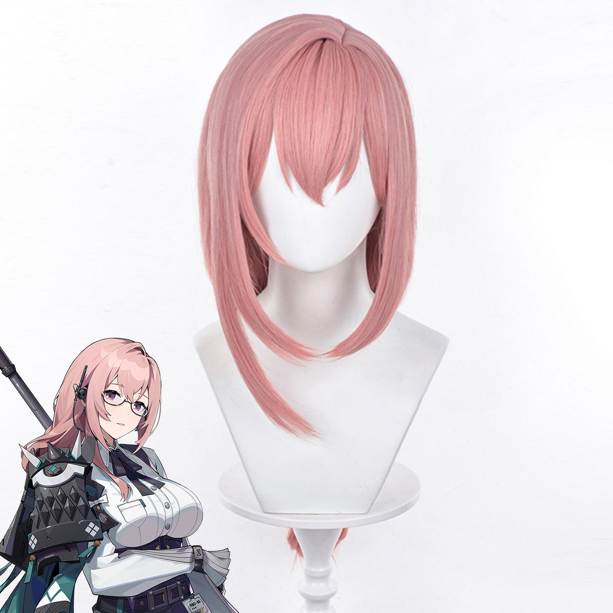 Zenless Zone Zero ZZZ Tsukishiro Yanagi Pink Cosplay Wig Wig - Tophatter Daily Deals