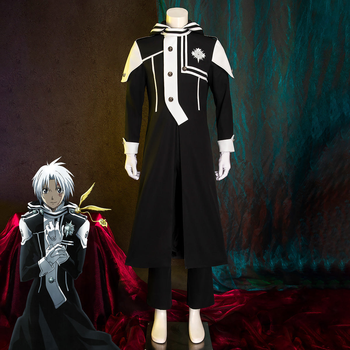 D. Gray-man Allen Walker 1st Uniform Cosplay Costume - Tophatter Daily Deals