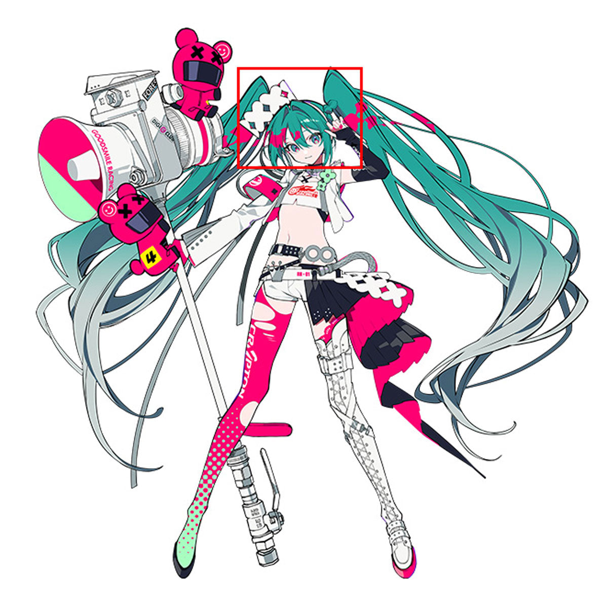Racing Virtual Girl 2025 Vocal Idol Green Cosplay Wig Wig - Tophatter Daily Deals