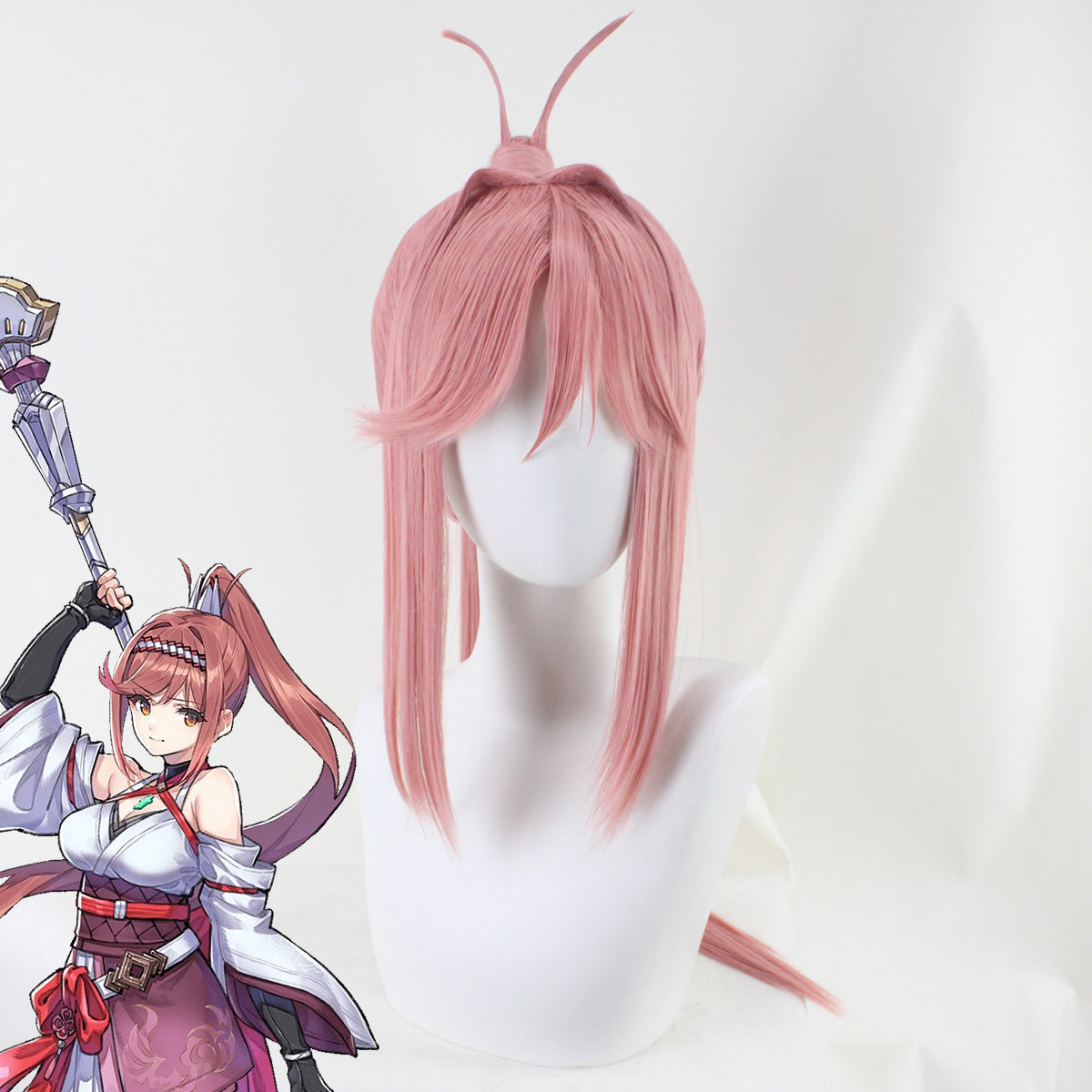 Xenoblade Chronicles 3 Glimmer Pink Cosplay Wig Wig - Tophatter Daily Deals