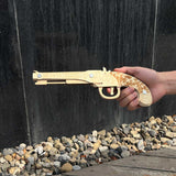 Assembled Firelock Wooden Rubber Band Gun Model Kit - Tophatter Daily Deals