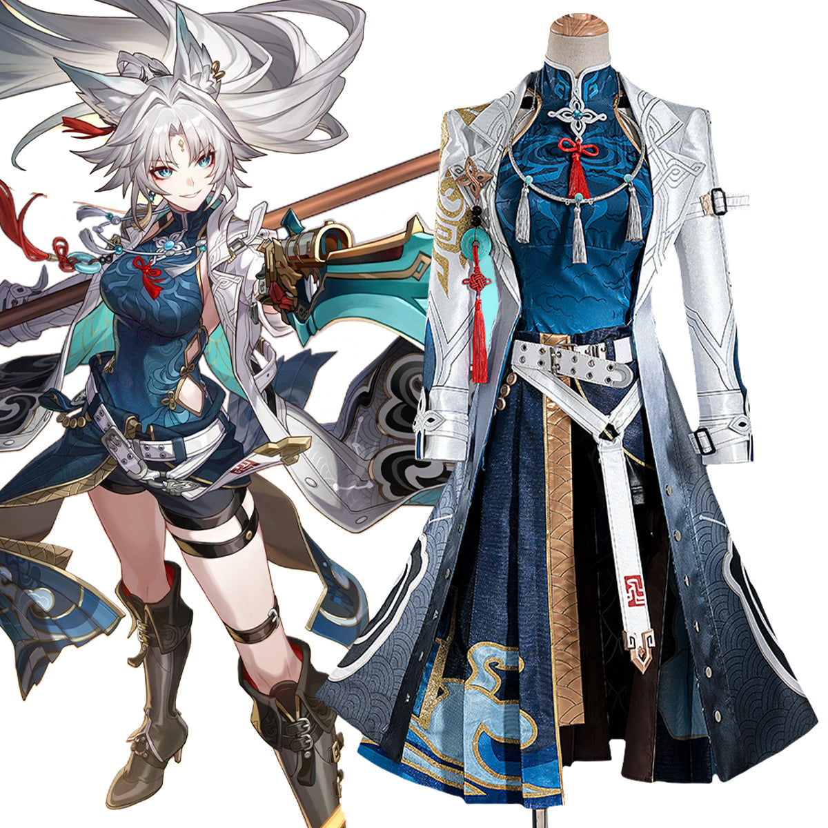 Honkai: Star Rail Feixiao Cosplay Costume Costume - Tophatter Daily Deals