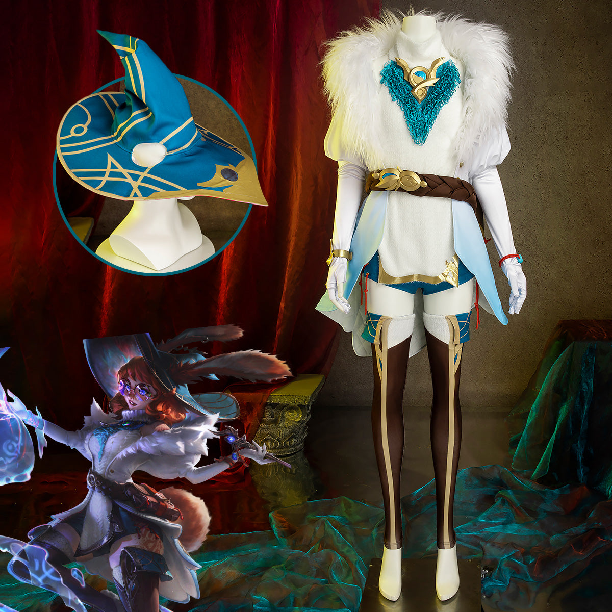 League of Legends LOL Aurora Cosplay Costume Costume - Tophatter Daily Deals