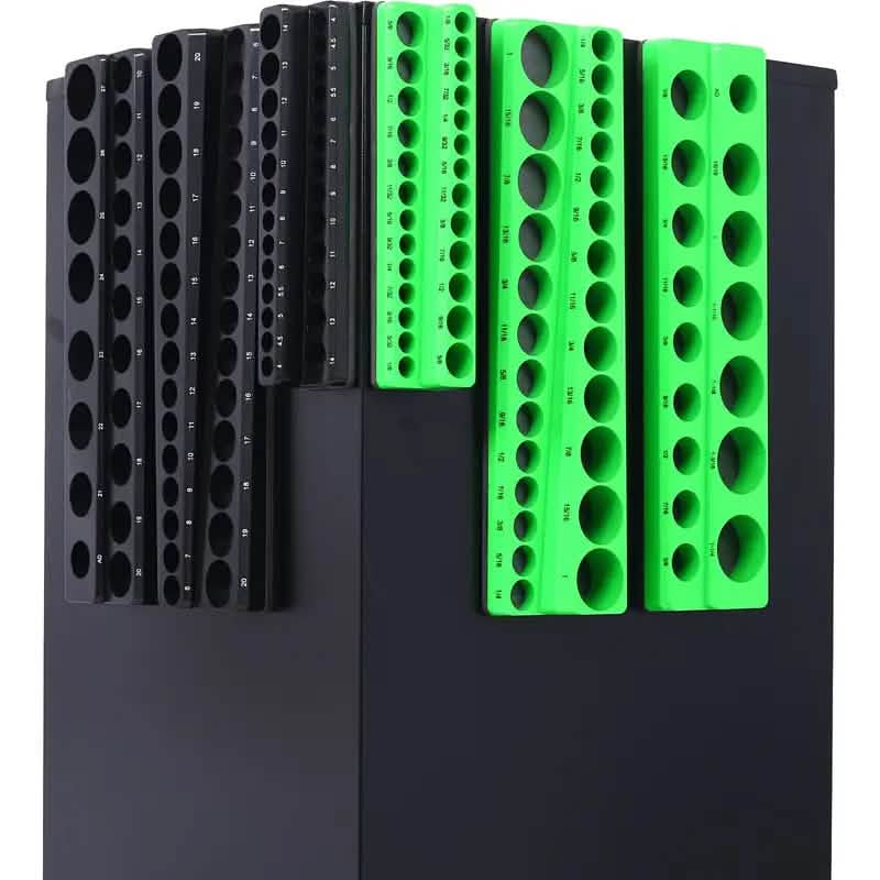 6-Piece: Magnetic Socket Organizer Set Home Improvement - Tophatter Daily Deals