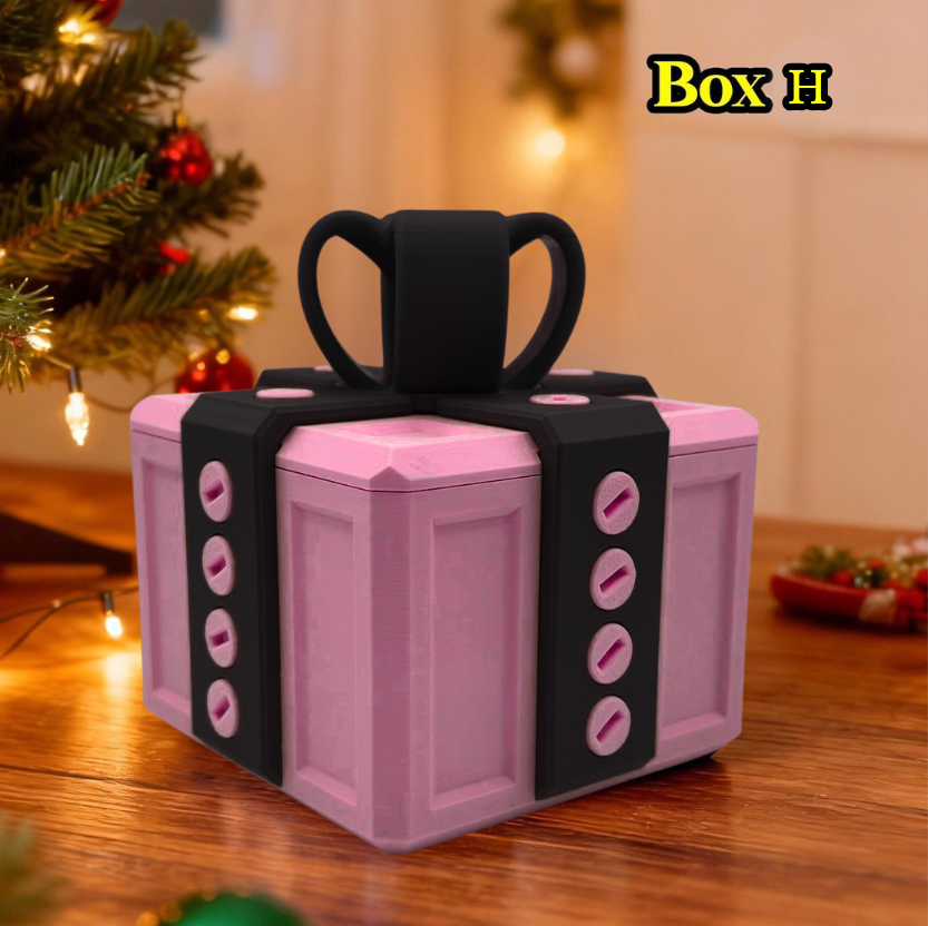 The Annoying Present with Middle Finger in A Box Gift Box with Screws Prank Surprise Pop-Up Novelty Funny Gifts for Adult Toys Box H 8x8x10cm - Tophatter Daily Deals