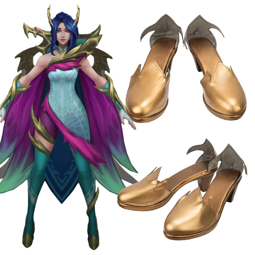 League Of Legends LOL Fae Dragon Ashe Green Cosplay Shoes Shoes/Boots - Tophatter Daily Deals