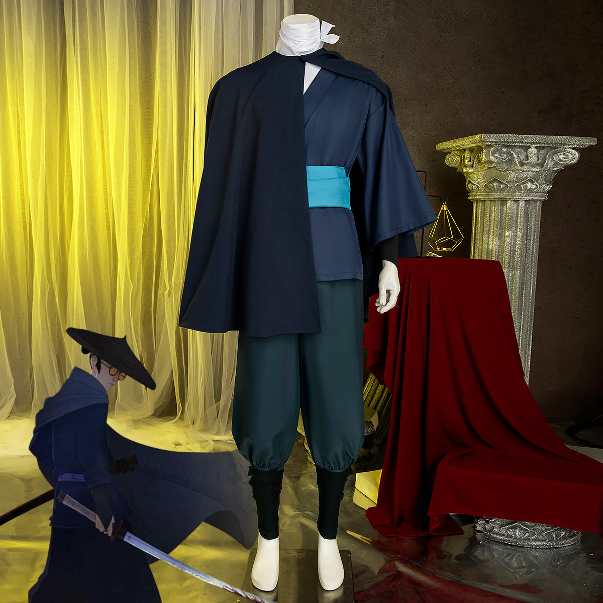 Blue Eye Samurai Mizu Cosplay Costume Costume - Tophatter Daily Deals