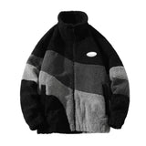 Warm Relaxed Men’s Jacket - Bomber, Sherpa Fleece, Winter Black - Tophatter Daily Deals
