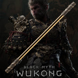Black MYTH Wukong Golden Band Cudgel, Sage of Qi Tian Da Sheng Ruyi Golden Band Cudgel 80cm - Tophatter Daily Deals