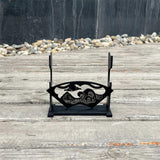 2-Layer Wooden Landscape Pattern Weapon Display Holder - Tophatter Daily Deals