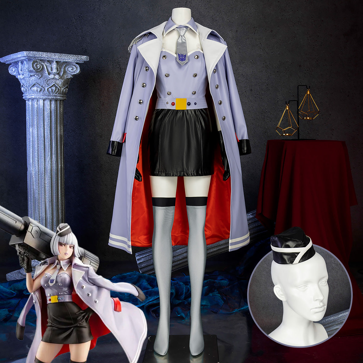 Transformers Female Megatron Cosplay Costume Costume - Tophatter Daily Deals