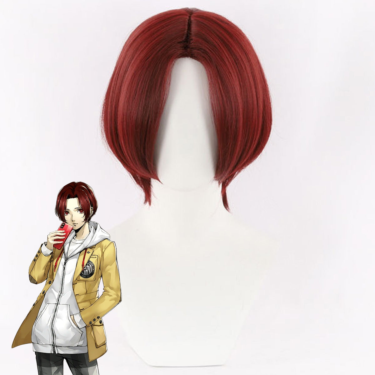 Persona 5: The Phantom X P5X Protagonist Red Cosplay Wig Wig - Tophatter Daily Deals