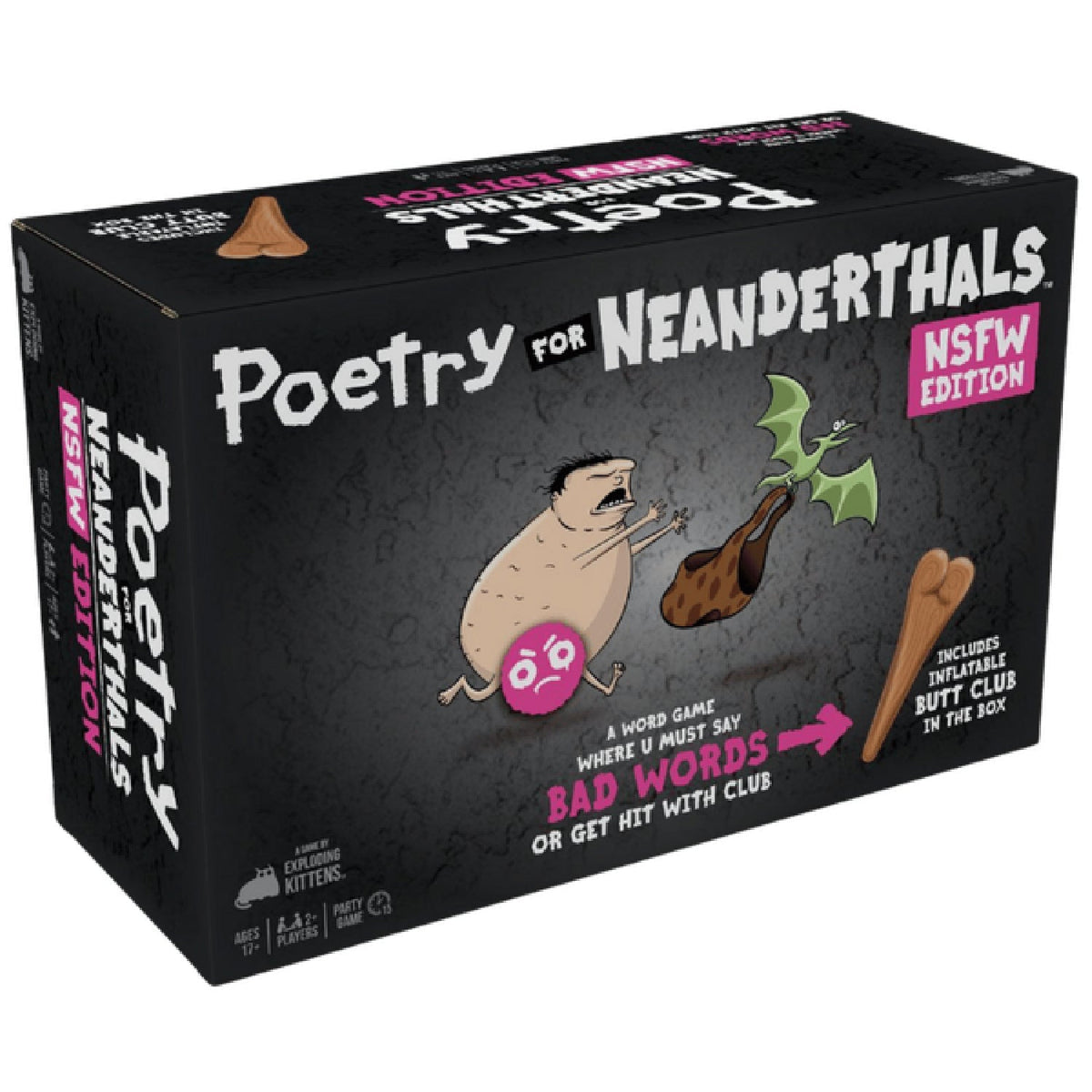 Exploding Kittens Poetry for Neanderthals – Adult Party Game for 2+ Players > Novelties > Card Games - Tophatter Daily Deals