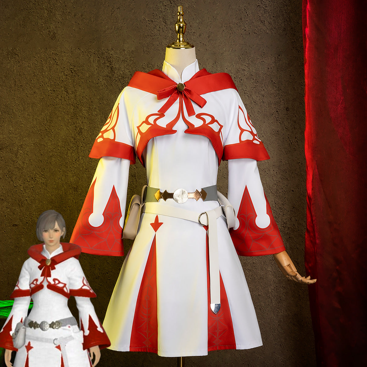 Final Fantasy XIV FF14 White Mage Premium Edition Cosplay Costume Costume - Tophatter Daily Deals