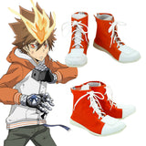 Katekyo Hitman Reborn! Sawada Tsunayoshi Orange Shoes Cosplay Boots Shoes/Boots - Tophatter Daily Deals