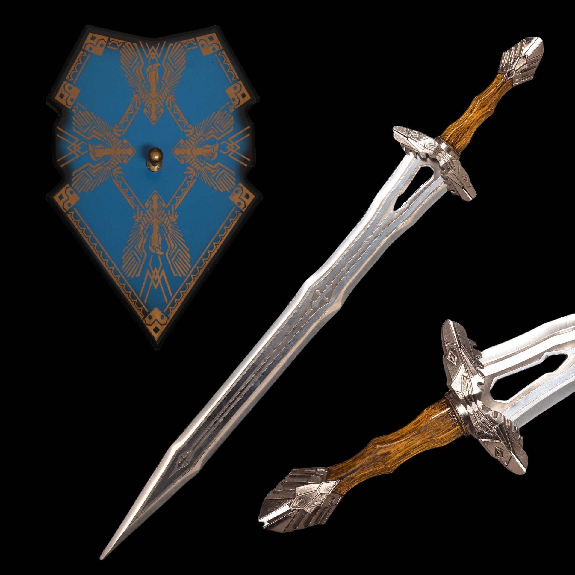 Regal Dwarven Short Sword Metal Replica Cosplay Prop 37" - Tophatter Daily Deals