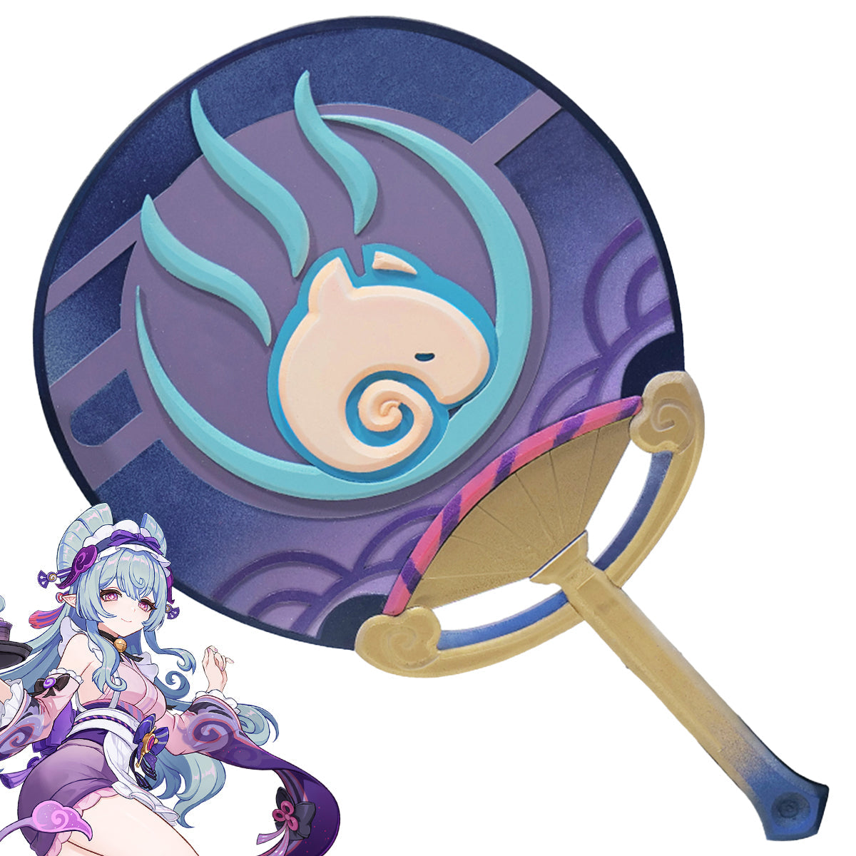 Genshin Impact Yumemizuki Mizuki Fan Cosplay Accessory Prop Prop - Tophatter Daily Deals