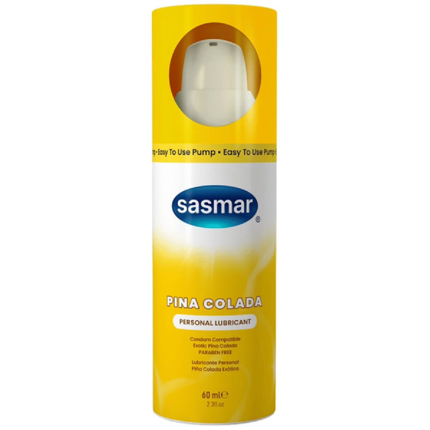 Sasmar Pina Colada – Water-Based Personal Lubricant 60ml > Lube > Flavoured - Tophatter Daily Deals
