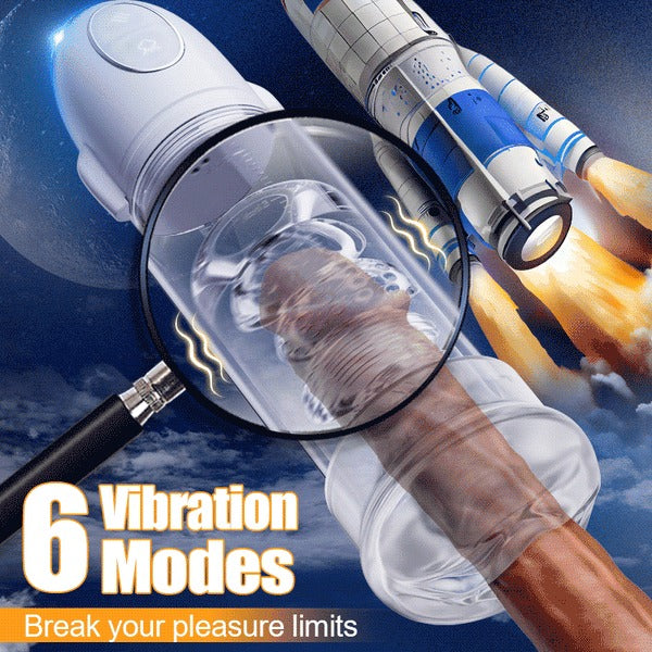 Acmejoy – 3 Suctions 6 Vibrations Lifelike Feeling Long-Lasting Pleasure Penis pumps Penis Pumps - Tophatter Daily Deals