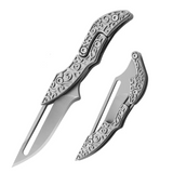 Magic Knife Camping Survival Knife Silver - Tophatter Daily Deals