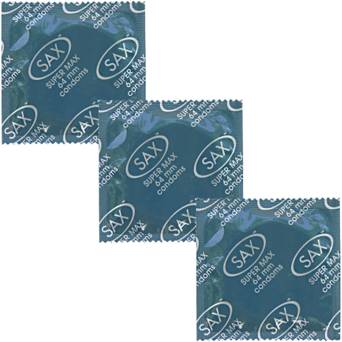 Sax Super Max Fit – 64mm Nominal Width Bulk Pack Condoms 144 Count > Essentials > Condoms - Tophatter Daily Deals