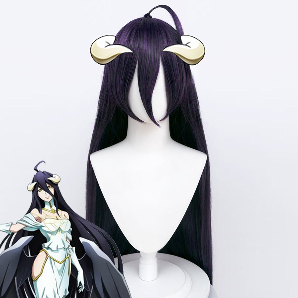 Overlord Albedo Long Straight Cosplay Wig Wig - Tophatter Daily Deals