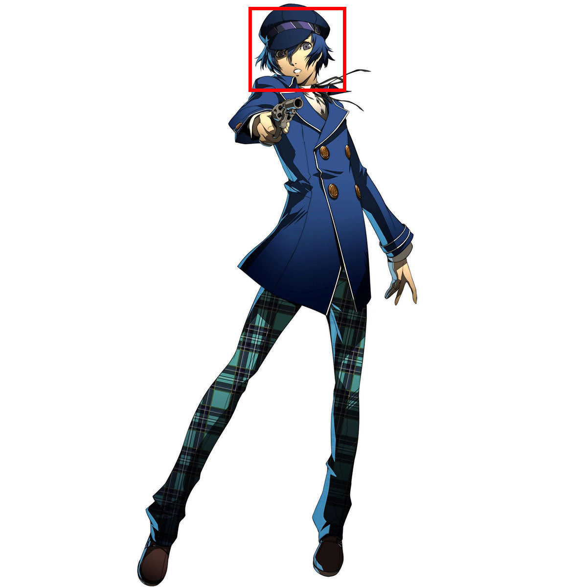 Persona 4 Golden Shirogane Naoto Blue Cosplay Wig Wig - Tophatter Daily Deals