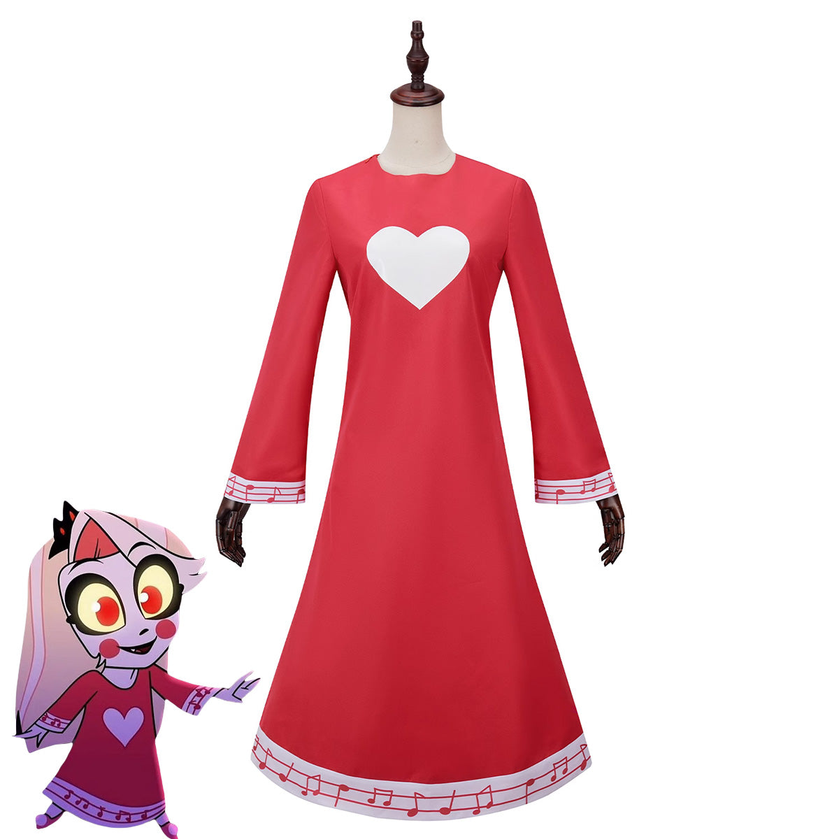 Hazbin Hotel Charlie Kid childhood Red Dress Cosplay Costume Costume - Tophatter Daily Deals