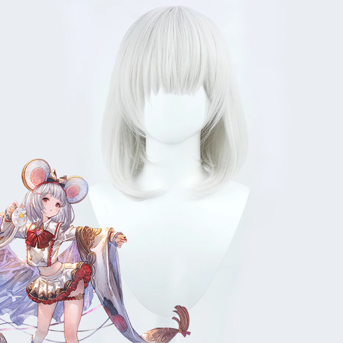 Granblue Fantasy Vikala White Cosplay Wig Wig - Tophatter Daily Deals