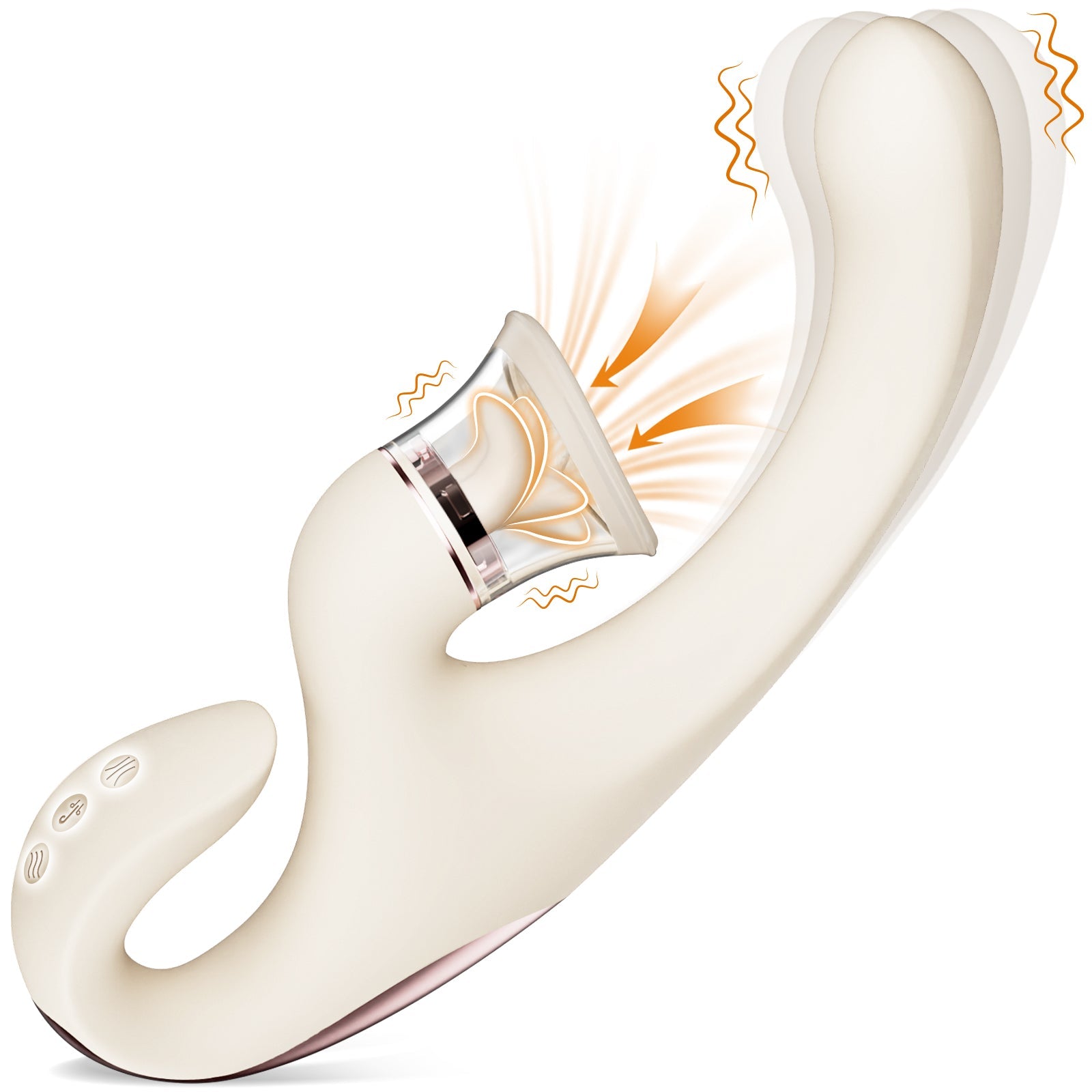 Sweetie Fox- Clitoral Arousal Tongue Licking Suction Vibration Triple Stimulation Vibrators Vibrators - Tophatter Daily Deals