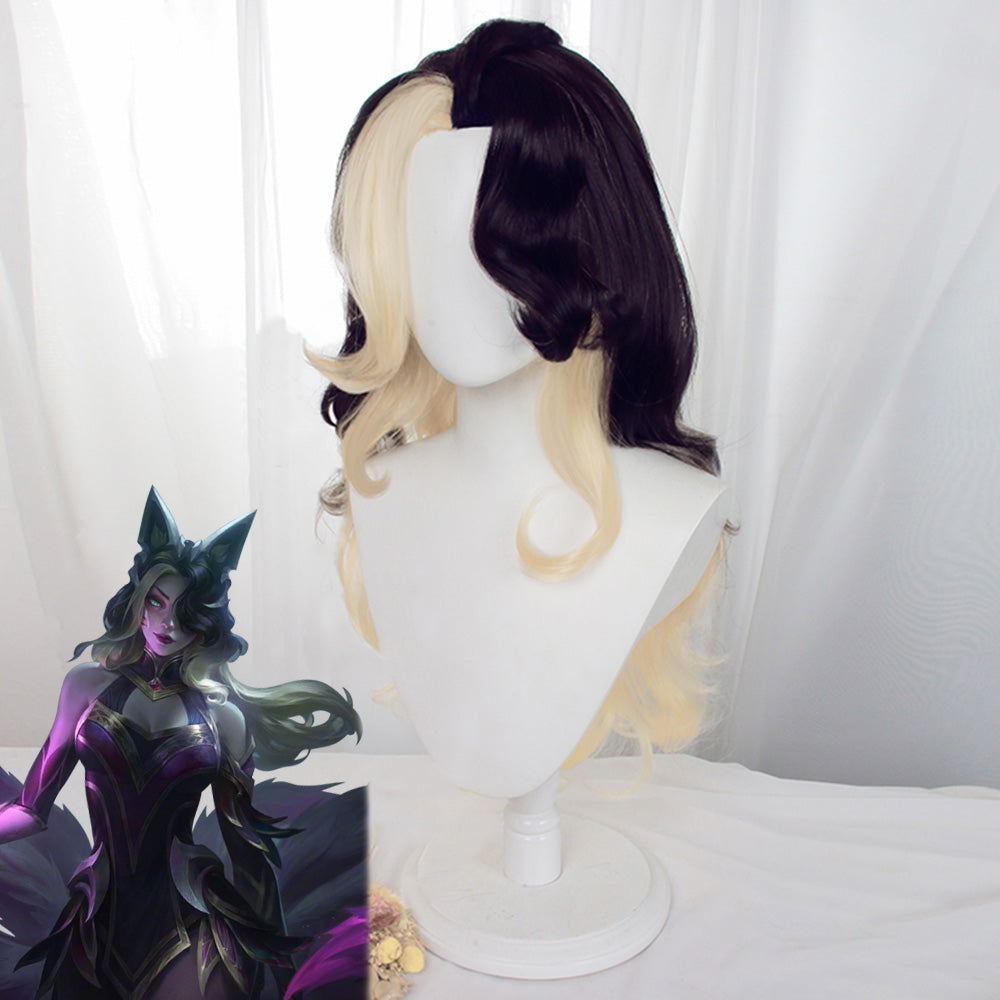 League of Legends LOL Coven Ahri Purple Golden Cosplay Wig Wig - Tophatter Daily Deals