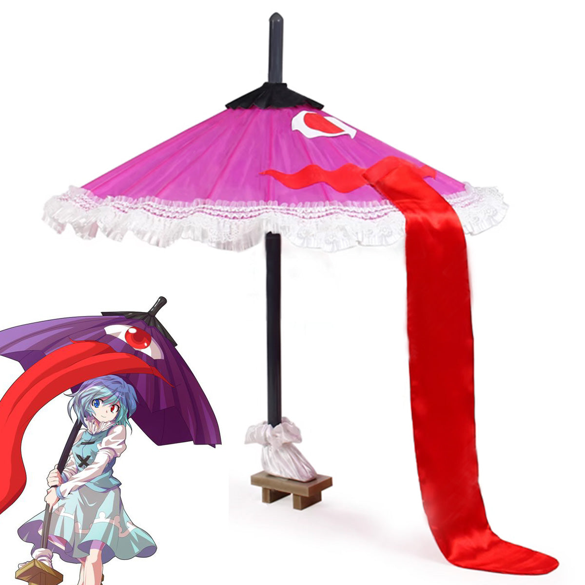 Touhou Project Tatara Kogasa Umbrella Cosplay Weapon Prop Prop - Tophatter Daily Deals