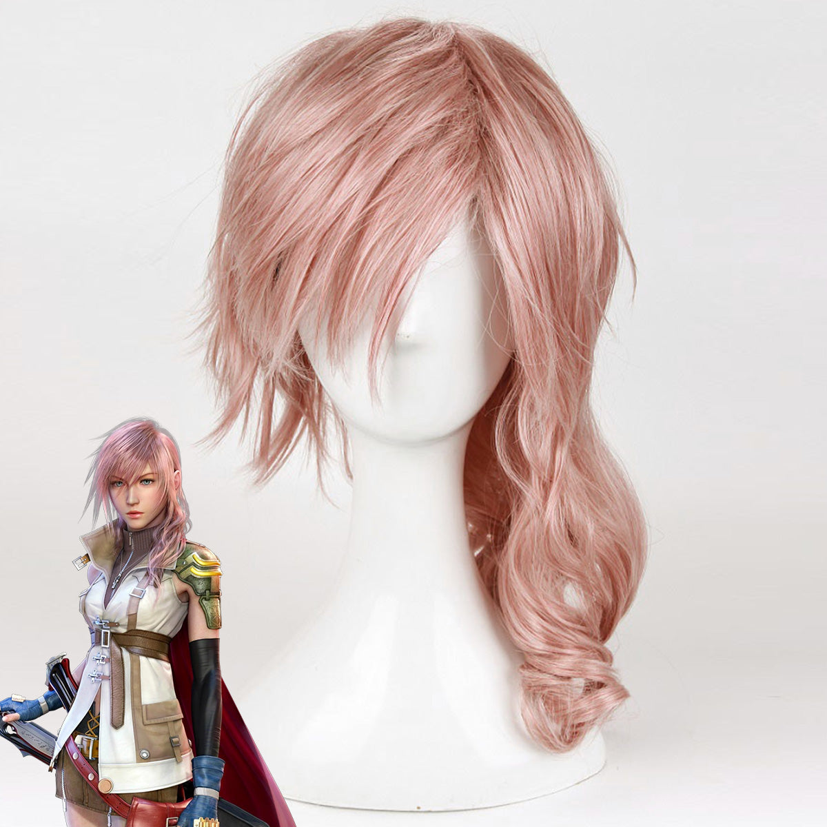 Lightning Returns: Final Fantasy XIII Lightning Pink Cosplay Wig Wig - Tophatter Daily Deals