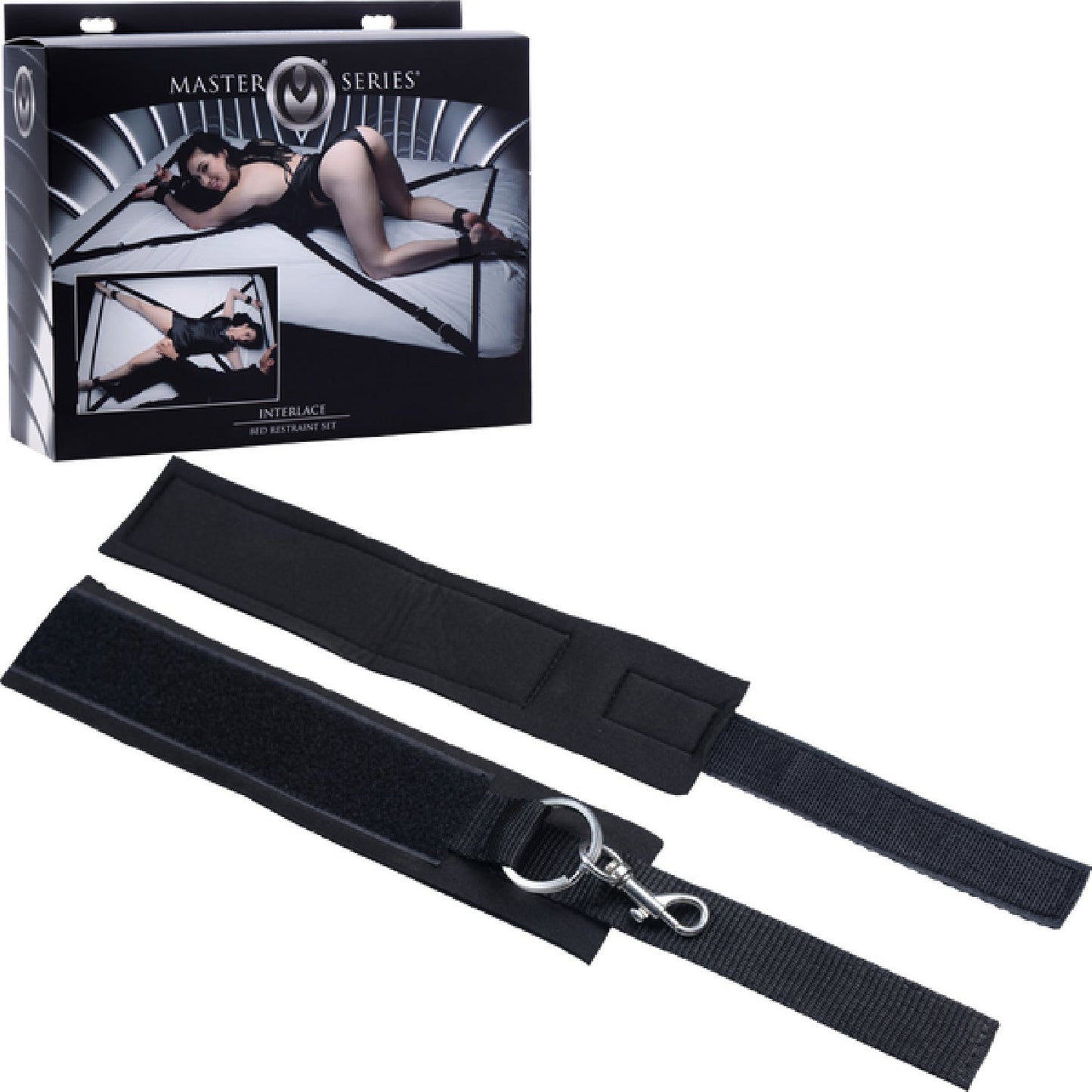 Master Series Interlace Bed Restraint Set – Versatile Restraint Kit with Neoprene Cuffs > Bondage Gear > Bed Restraints - Tophatter Daily Deals