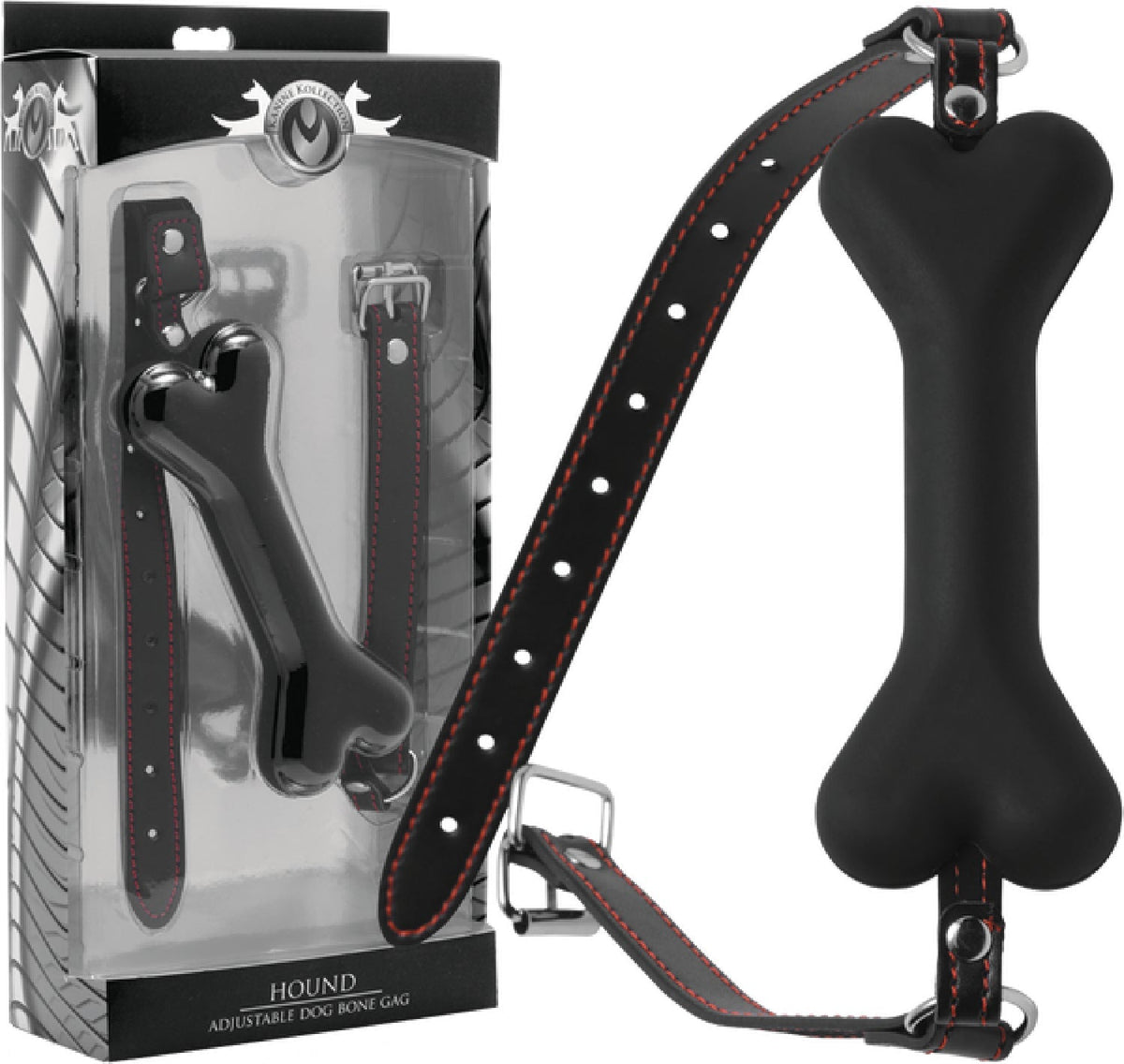 Hound Adjustable Dog Bone Gag – Silicone Bit Gag > Bondage Gear > Gags and Bits - Tophatter Daily Deals