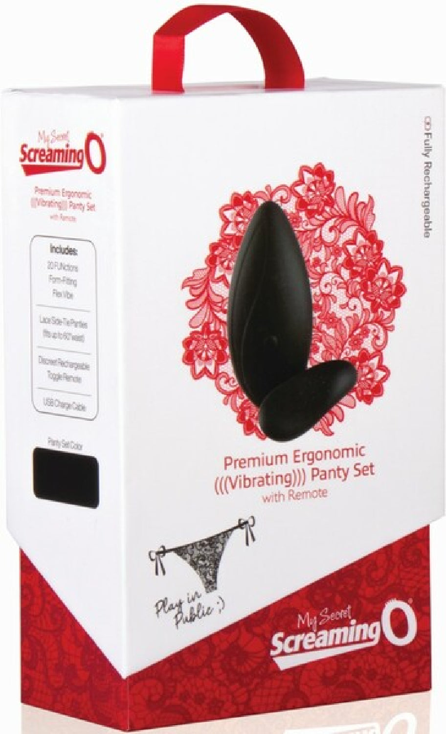 My Secret Screaming O Premium Ergonomic Remote Panty Set – Waterproof Panty Vibrator > Sex Toys For Ladies > Panty Vibes - Tophatter Daily Deals