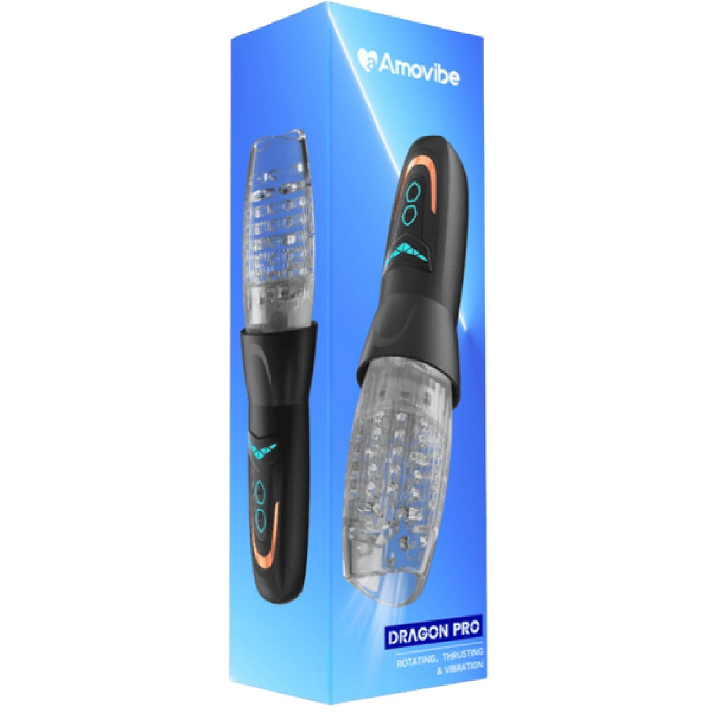 Amovibe Dragon Pro – Rotating and Vibrating Male Masturbator > Sex Toys For Men > Masturbators > Vibrating - Tophatter Daily Deals