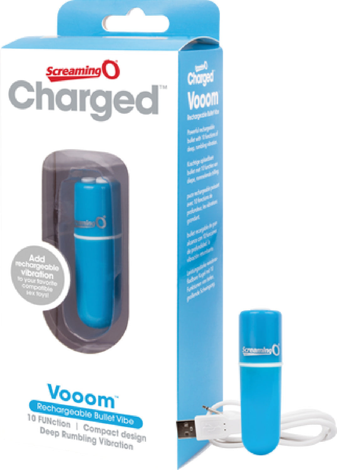 Vooom Bullet – Waterproof 10-Function Portable Bullet Vibrator > Vibrators > Mini Vibrators - Tophatter Daily Deals